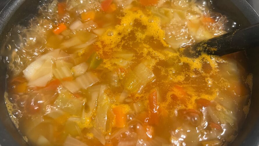 脂肪燃焼スープでダイエットに挑戦【１日目】
